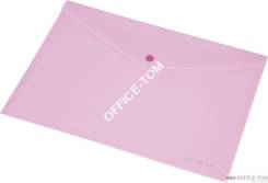 Teczka kopertowa DL FOKUS przezroczysta różowa 0410-0037-13 Panta Plast