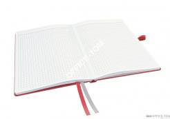 Notatnik Leitz Complete, A5 , twarda oprawa 80k Czerwony
