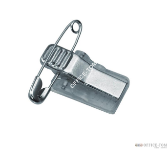 Klips do identyfikatorów ARGO CT218  metalowy  z agrafką 100szt