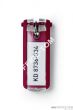 Zawieszki do kluczy KEY CLIP (6szt.) czerwone Durable - 3