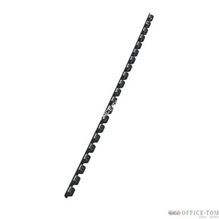 Grzbiety palstikowe LEITZ do bindowania   6 mm, czarny