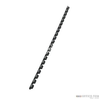 Grzbiety palstikowe LEITZ do bindowania   6 mm, czarny
