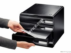 Pojemnik LEITZ Allura, 4 szuflady czarny