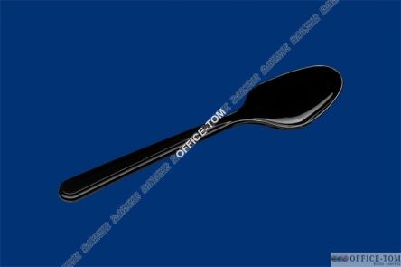 Łyżeczka plastikowa jednorazowa op 50 szt czarna