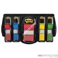 Zestaw promocyjny Post-it® 680DGD2BEU : 1 x zakładka standardowa +4 x zakładki wąskie podajnik GRATIS 3M