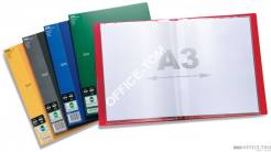 Album ofertowy A4/A3 40 kieszeni czarna  DCF644A SIDE PENTEL