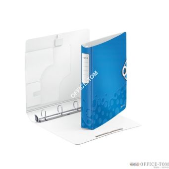 Segregator ringowy Leitz Active WOW SoftClick , A4 30mm, 2ringi \"D\", Metaliczny niebieski
