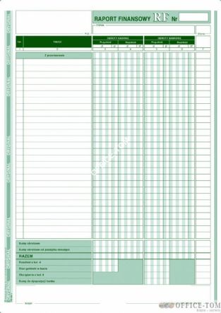 Raport Finansowy MICHALCZYK I PROKOP A4 80 kartek