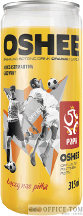 Oshee Vitamin Gazowany Napój Izotoniczny - pomarańczowy, 0,315l