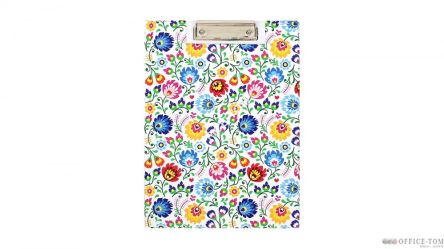 Teczka z klipem A4 FOLK KHN-04-02 BIURFOL