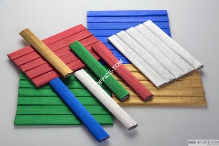 Bibuła marszczona 25x100cm -metaliczna, zielony, 5 rolek HA 3640 2510-305 Happy Color