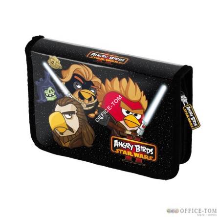 Piórnik dwuklapkowy bez wyp. ANGRY BIRDS & STAR WARS II  St.Majewski