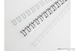 Grzbiety drutowe GBC A4 21L 12 mm SLV (100)