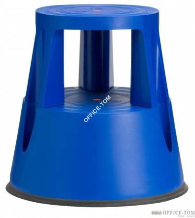 Taboret biurowy Twin Lift Niebieski dwustopniowy TWINCO