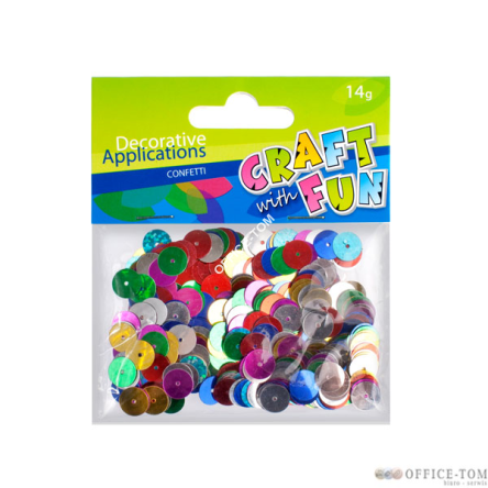 Ozdoby metaliczne Kółka 14G CRAFT WITH FUN