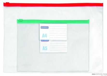 Koszulka Donau ziPPer bag PVC A5 240 x 180 mm z suwakiem