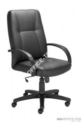 Fotel NITRA V04 imitacja skóry czarna Nowy Styl