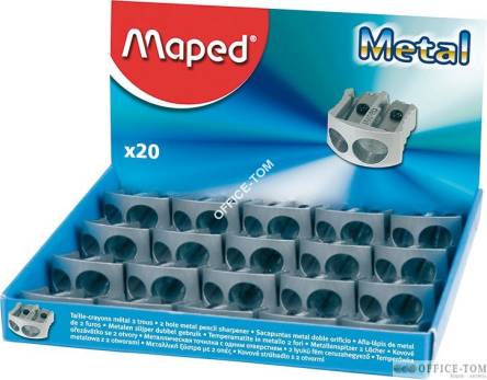 Temperówka Metalowa Classic Z 2 Otworami Maped