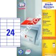 Trwałe Etykiety AVERY ZWECKFORM uniwersalne A4, 100 ark./op., 70 x 33,8 mm, białe - 2
