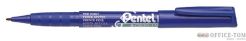 Marker cienki wodoodporny PENTEL końcówka 0,8 mm ekologiczne Niebieski