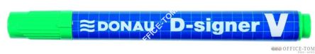 Marker permanentny Donau D-Signer. k.ścięta zielony
