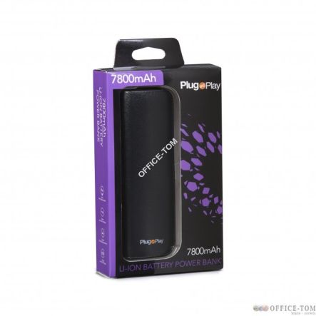 Power Bank PLUG & PLAY 7800MA 1xUSB czarny