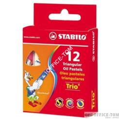Pastele STABILO olejowe, karton 12 szt.