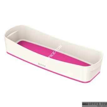 Organizer MyBOX podłużny biało-różowy Leitz