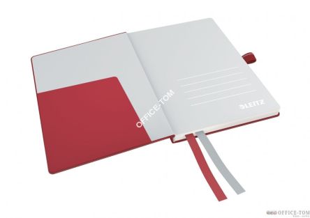 Notatnik LEITZ Complete, A6 80k Czerwony W linie 44800025