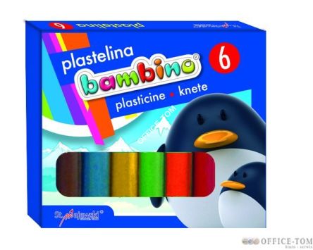 Plastelina BAMBINO 6 kol. St.Majewski