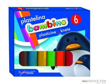 Plastelina BAMBINO 6 kol. St.Majewski