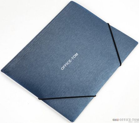 Teczka A4 z gumką SIMPLE niebieska Panta Plast