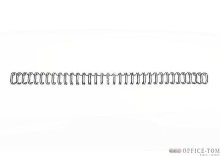 Grzbiety GBC drutowe 34 zwoje - 12,5mm - 100 szt. Czarne