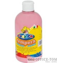 Farba TEMPERA różowa CARIOCA 500ml