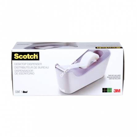 Dyspenser do taśm SCOTCH (C-18L), w zestawie taśma Magic 19mmx33m, lawendowy