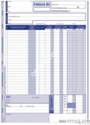 Faktura VAT MICHALCZYK I PROKOP A4 80 kartek