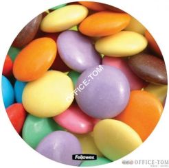 Podkładka pod mysz FELLOWES twarda okrągła, pastylki