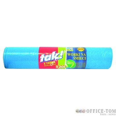 Worki 120L z taśmą TAK! 10szt.