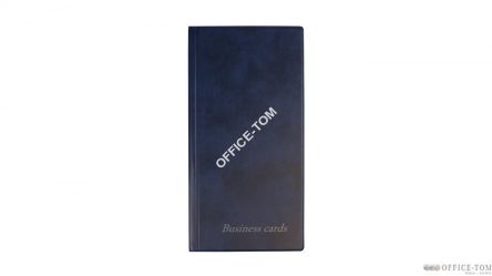 Wizytownik na 96 wizytówek LUX WI-04 Biurfol  Granatowy