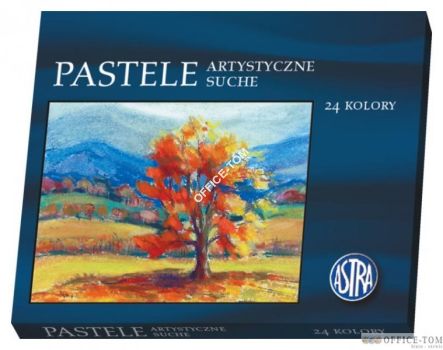 Kredki ASTRA pastele suche 24 KOL. SP-24