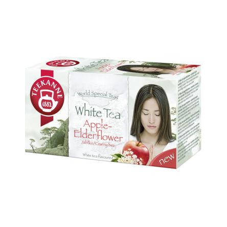 HERBATA BIAŁA TEEKANNE WHITE TEA APPLE-ELDERFLOWER 20 X 1,25G