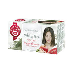HERBATA BIAŁA TEEKANNE WHITE TEA APPLE-ELDERFLOWER 20 X 1,25G