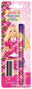 Pióro kulkowe + 2 naboje (blister) BARBIE