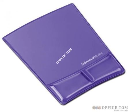 Podkładka pod mysz i nadgarstek FELLOWES Health-V CRYSTAL fioletowa