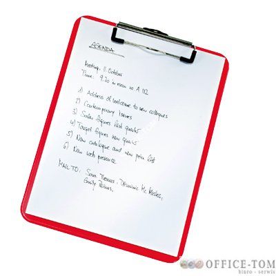 Deska z klipem LEITZ Bebop, biała