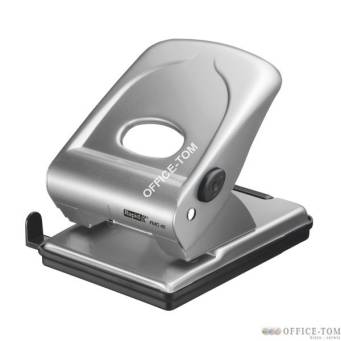Dziurkacz duży, metalowy FMC40 RAPID, srebrny, 5 lat gwarancji, 40 kartek