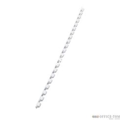 Grzbiety palstikowe LEITZ do bindowania   6 mm, biały