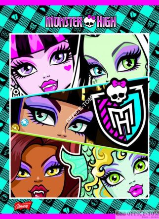 Zeszyt okładka laminowana A5, 32k., linia MONSTER HIGH ST.MAJEWSKI