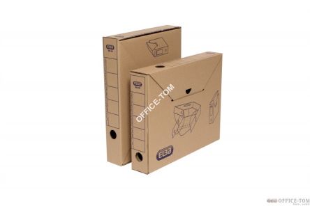 Karton archiwizacyjny TRIC 10 na zawartość segregatora szerokść 5,5CM brązowy ELBA