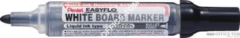 Marker do tablic PENTEL EASYFLO okrągła cienka końcówka, dł.linii 950 m, płynny tusz - możliwość napełniania Czarny